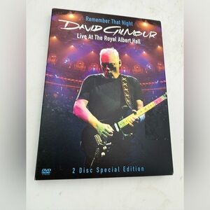 DAVID GILMOUR: REMEMBER THAT NIGHT LIVE AT THE ROYAL ALBERT HALL 2 DVD SET